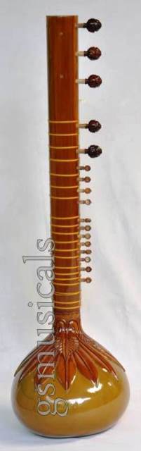 SITAR HEMRAJ TEAK WOOD GSM059