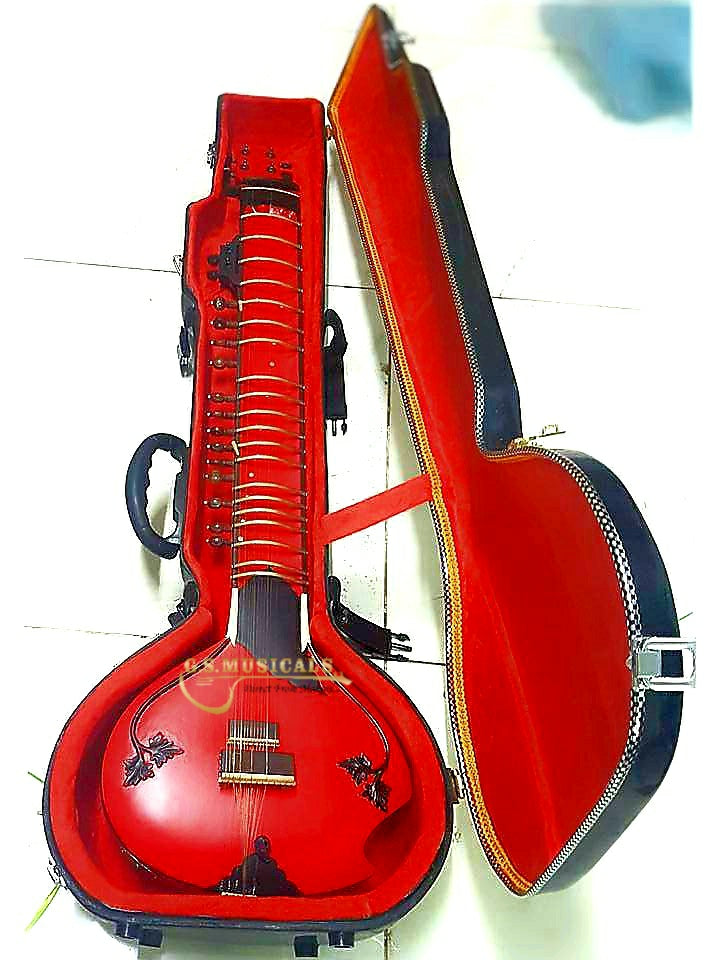 SITAR FUSION ELECTRIC WITH FIBERGLASS CASE GSM078