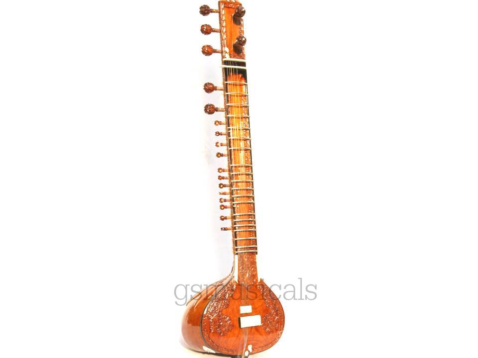 SITAR HEMRAJ HAND CARVED Pt. RAVI SHANHKAR STYLE GSM006