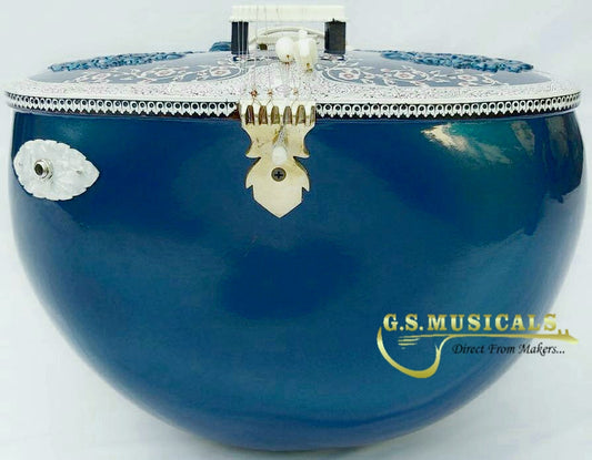 SITAR ROYAL BLUE PROFFESSIONAL WITH FIBERGLASS CASE GSM075
