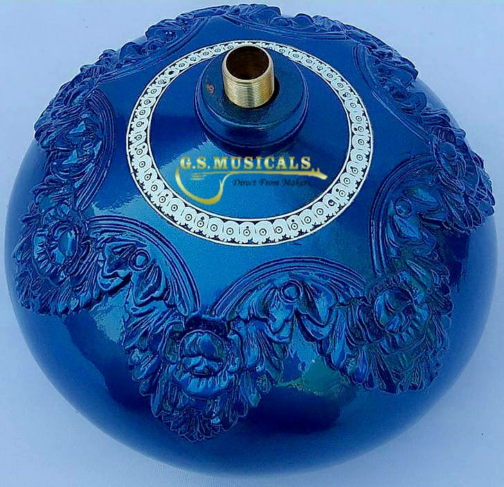 SITAR ROYAL BLUE PROFFESSIONAL WITH FIBERGLASS CASE GSM075