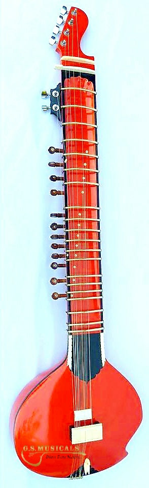 SITAR FUSION ELECTRIC WITH FIBERGLASS CASE GSM077