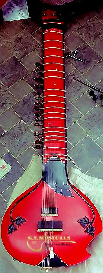 SITAR FUSION ELECTRIC WITH FIBERGLASS CASE GSM078
