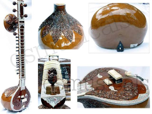 SITAR PROFESSIONAL TEAK WOOD GSM001