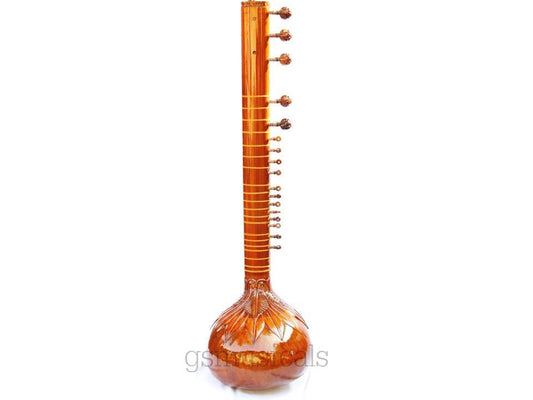 SITAR HEMRAJ HAND CARVED  Pt. RAVI SHANHKAR STYLE GSM006