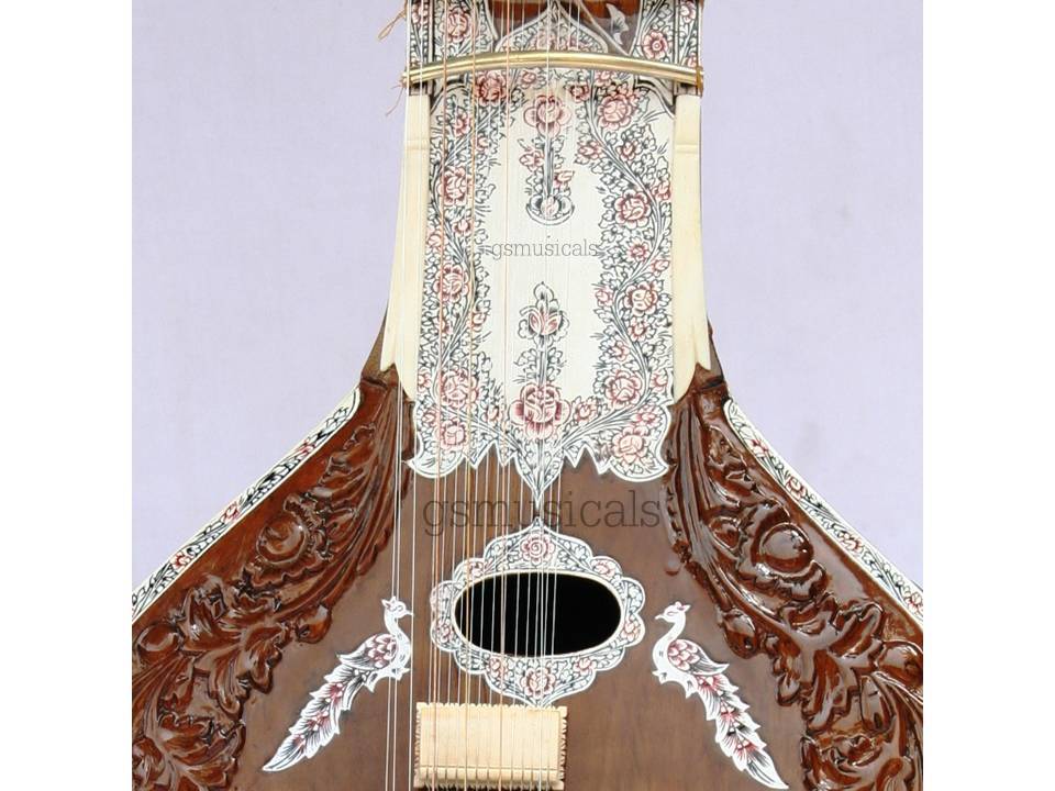BIRD SITAR PROFFESSIONAL  TEAK WOOD GSM002