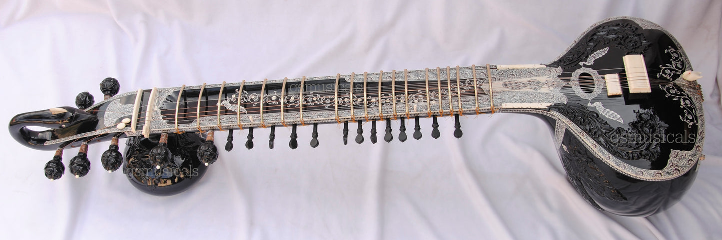 SITAR ROYAL BIRD BLACK GSM005