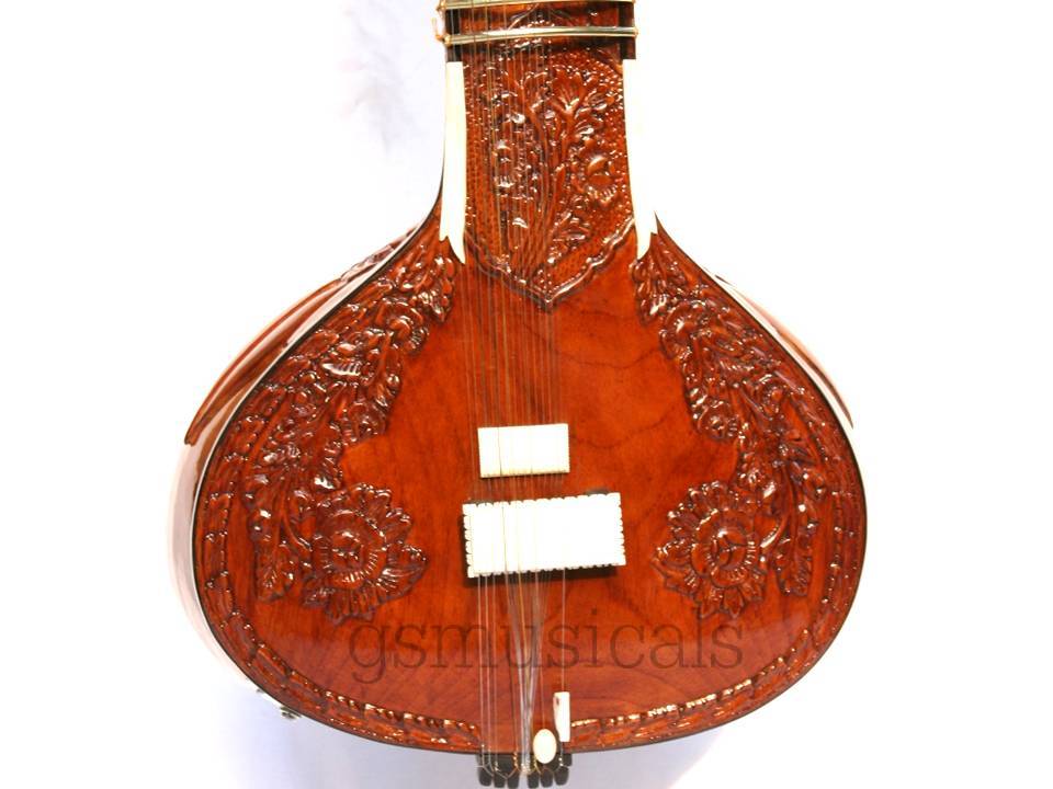 SITAR HEMRAJ HAND CARVED  Pt. RAVI SHANHKAR STYLE GSM006