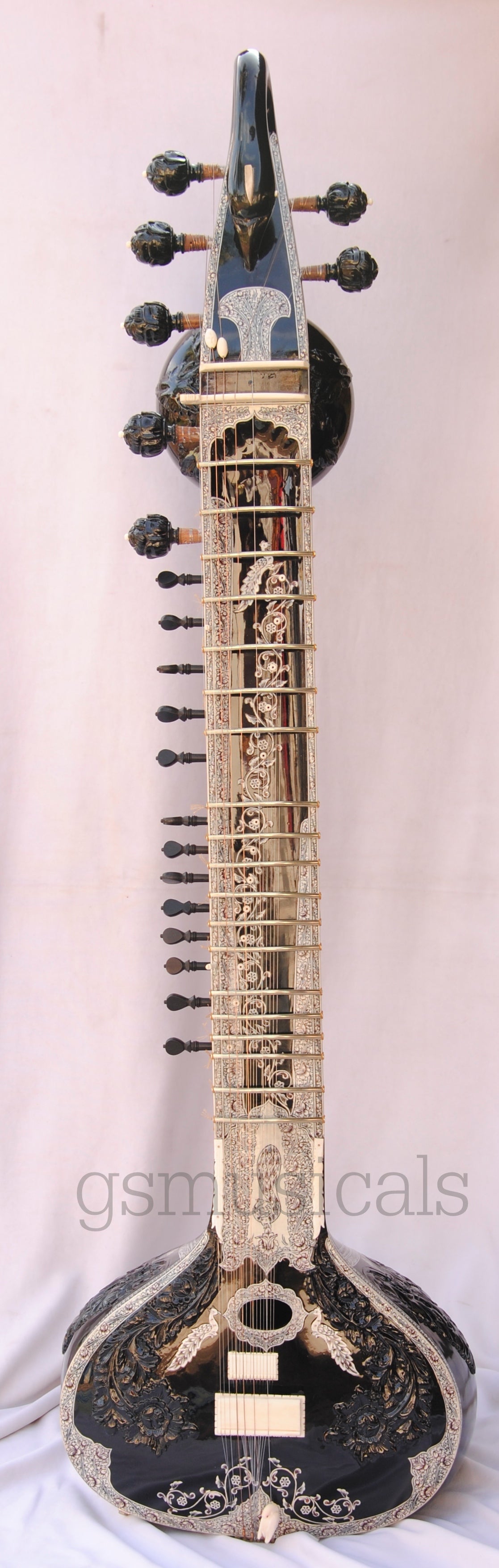 SITAR ROYAL BIRD BLACK GSM005