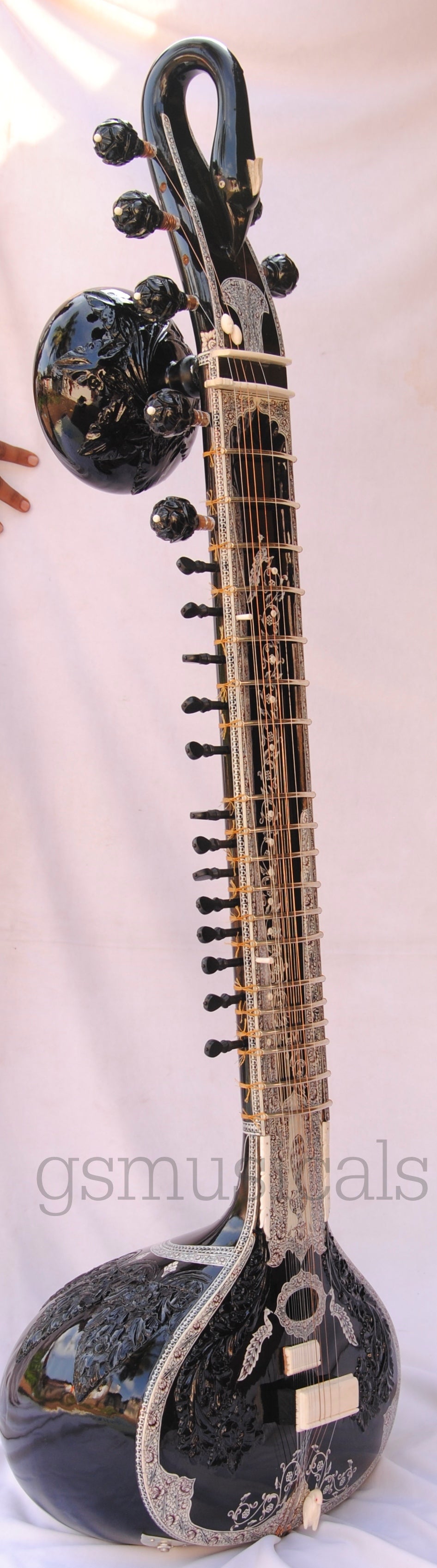 SITAR ROYAL BIRD BLACK GSM005