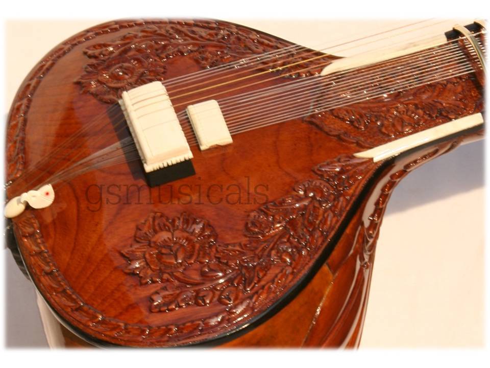 SITAR HEMRAJ HAND CARVED  Pt. RAVI SHANHKAR STYLE GSM006