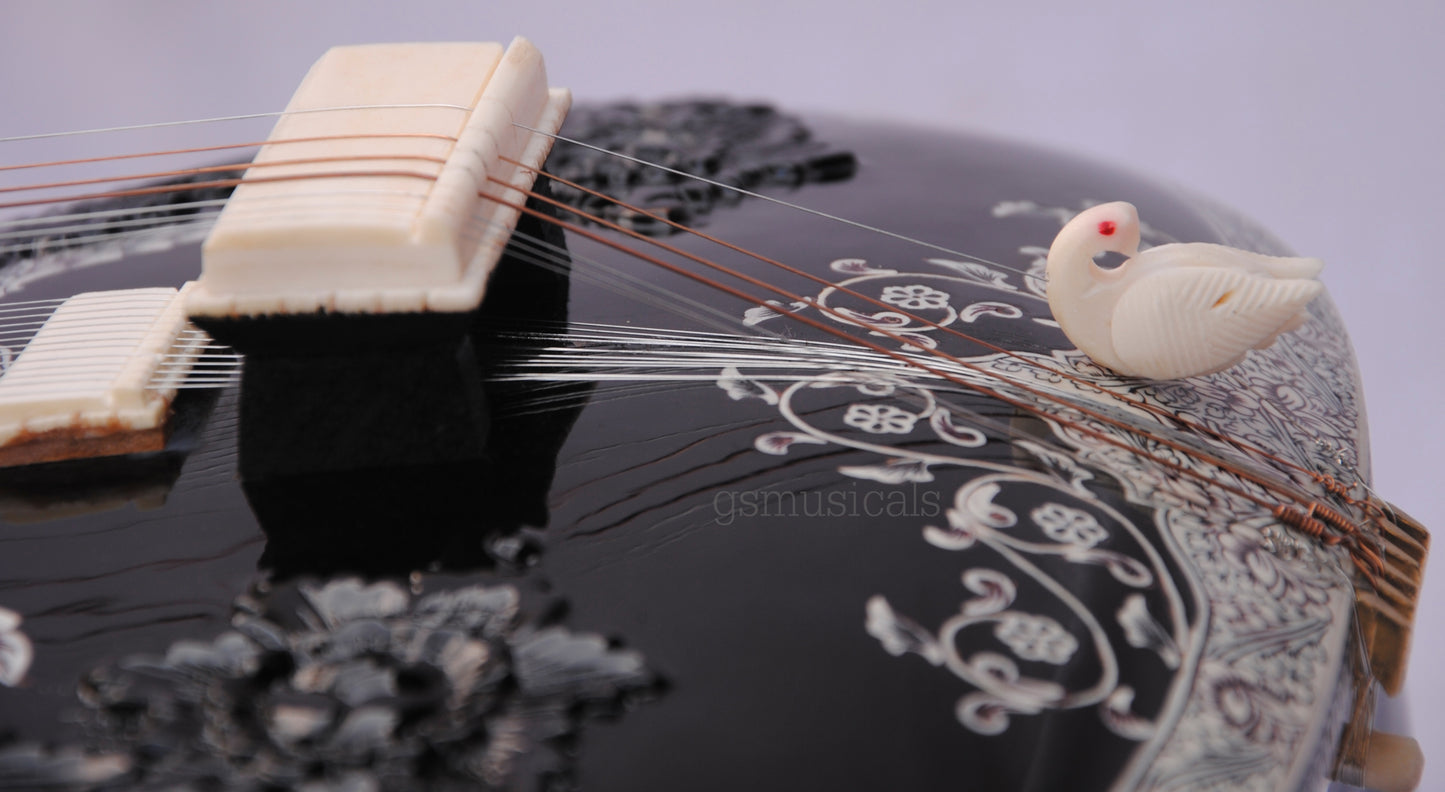 SITAR ROYAL BIRD BLACK GSM005